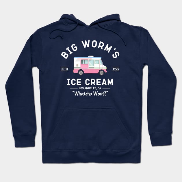 Big worm's ice cream, Friday Movie Hoodie by idjie